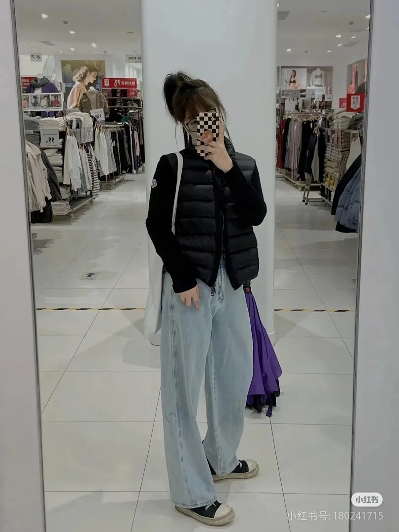 Moncler蒙口24s新款袖子拼接针织立领轻薄羽绒服外套 秋冬新款羽绒拼接夹克