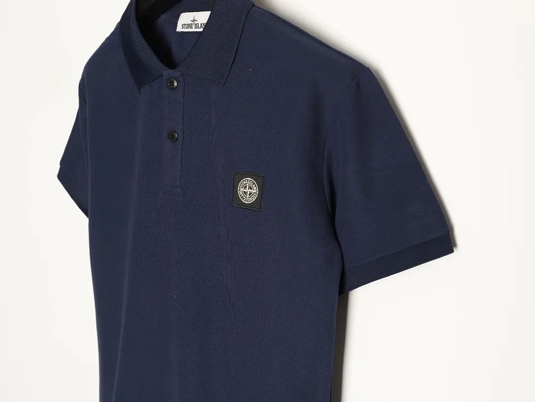STONE ISLAND石头岛25FF 针织经典polo衫
