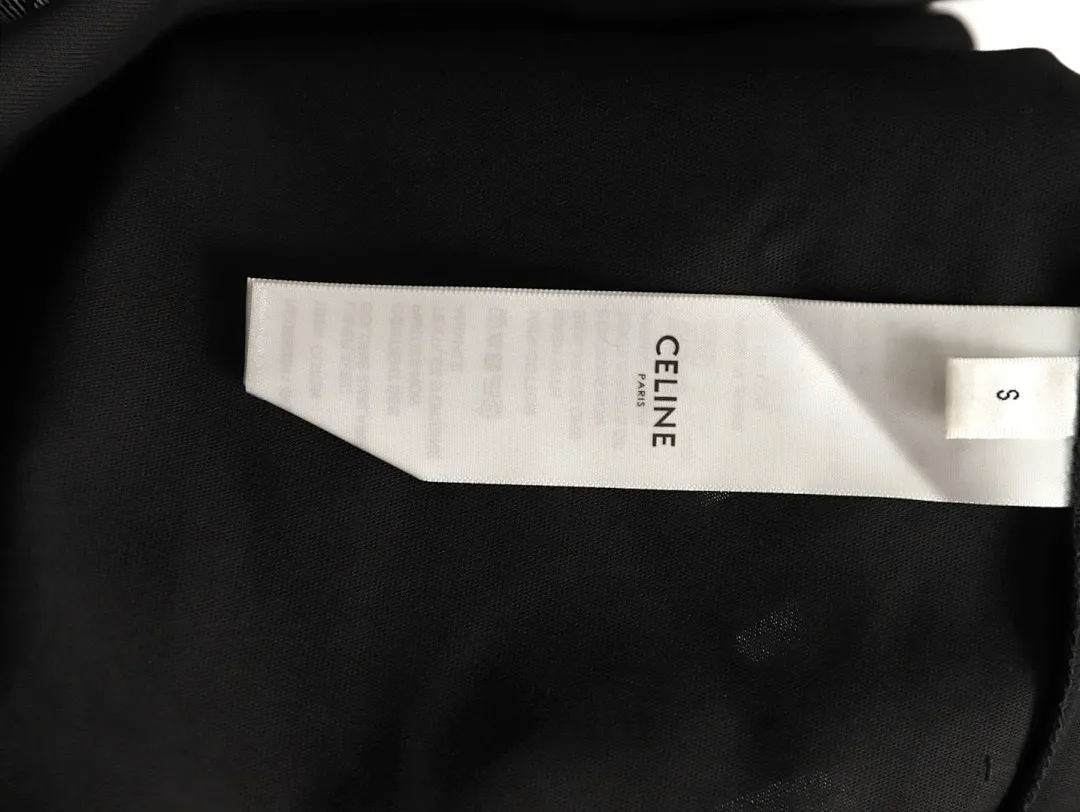 CELINE赛琳CE 胸前大凯旋门印花短袖T恤