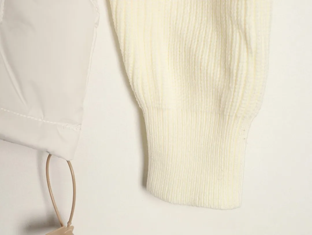 Moncler 蒙口 24s新款袖子拼接针织立领轻薄羽绒服外套