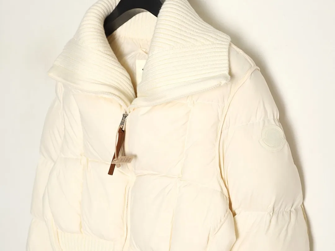 Moncler/蒙口 Jadeite24年新款女拼接假二件短款羽绒服