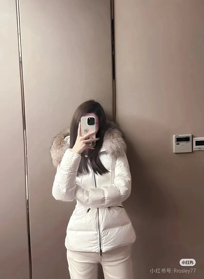 MONCLER 蒙口 HERMIFUR系列短款女款羽绒服
