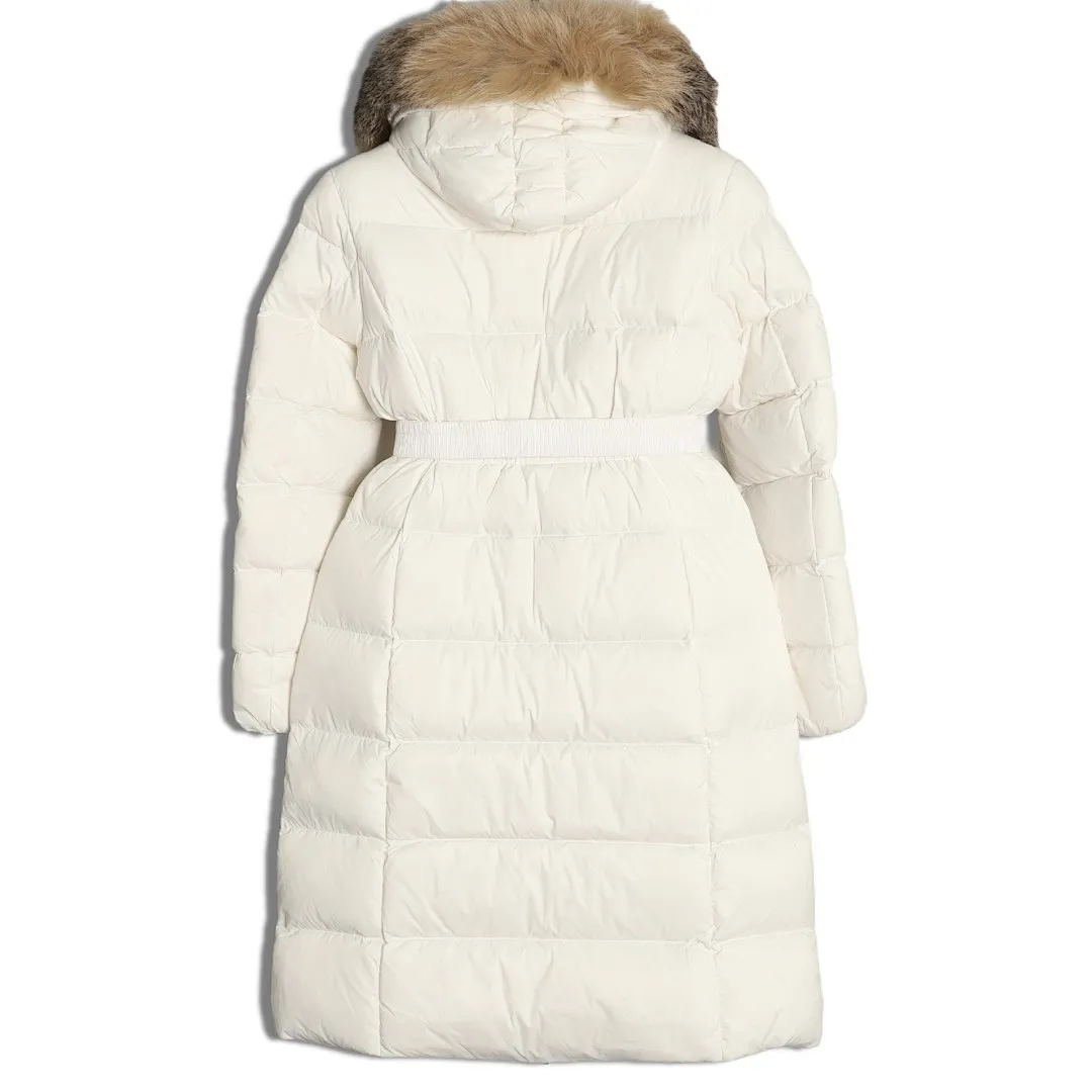 MONCLER 蒙口 HERMIFUR系列中长女款羽绒服