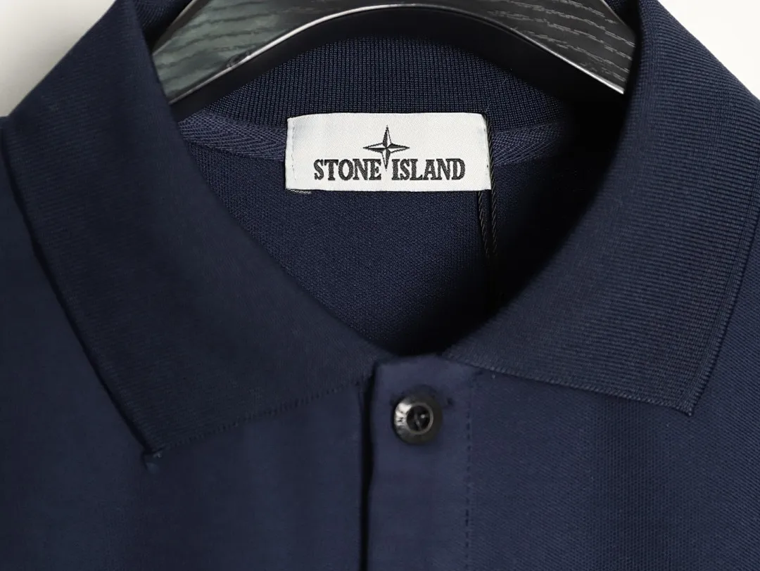 STONE ISLAND石头岛25FF 针织经典polo衫