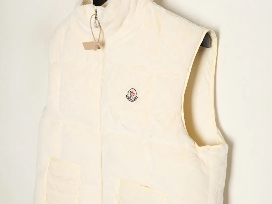 Moncler/蒙口 Arques 丝绒羽绒马甲