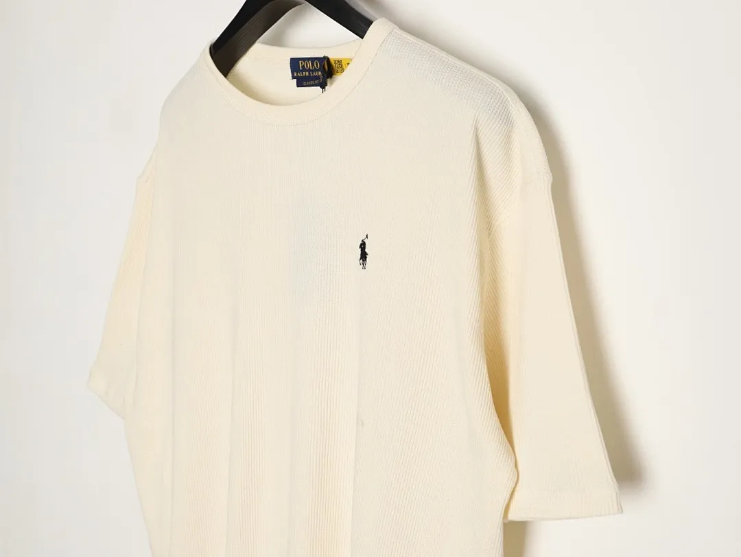 Ralph Lauren 拉夫劳伦 小标华夫格短袖T恤