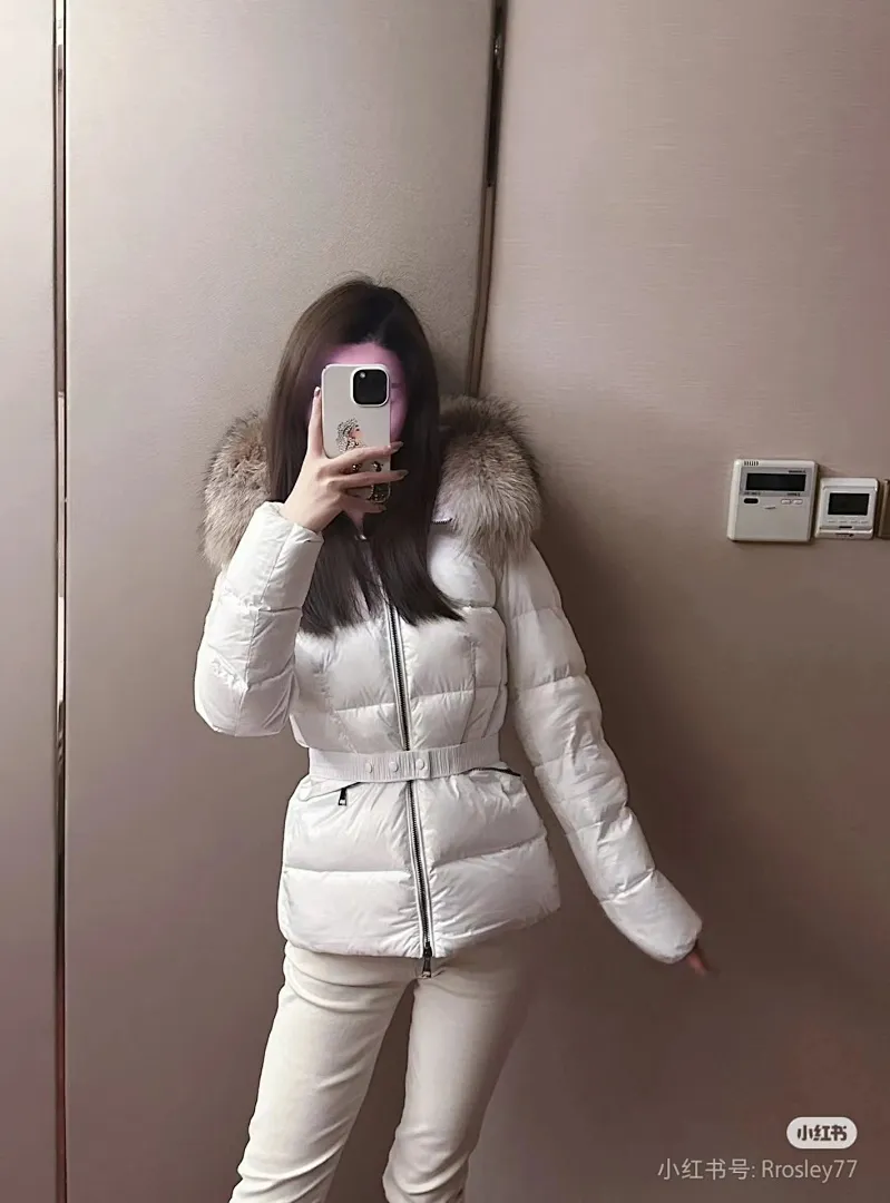 MONCLER 蒙口 HERMIFUR系列短款女款羽绒服