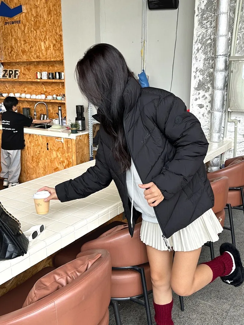 Moncler/蒙口 25Fw新款不规则立领羽绒服外套