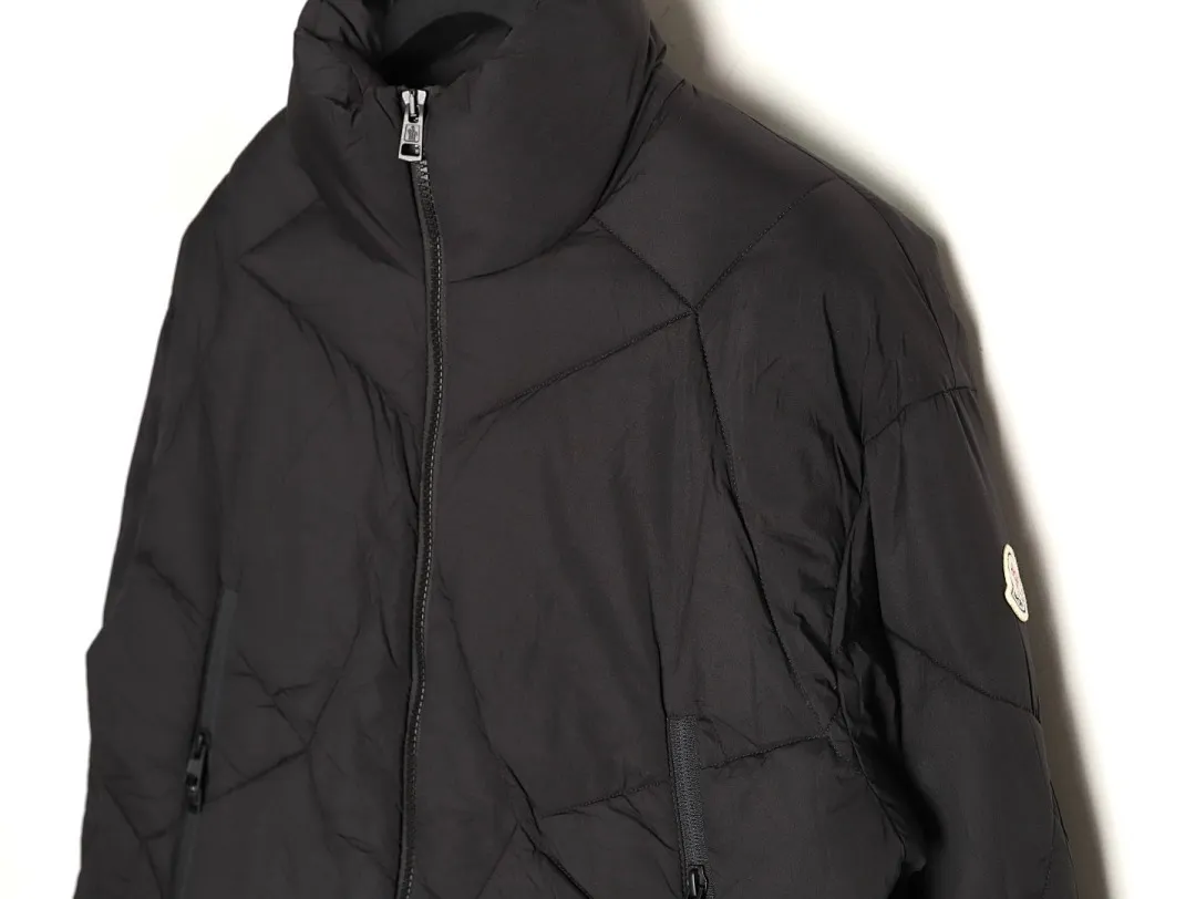 Moncler/蒙口 25Fw新款不规则侧边拉链立领羽绒服外套