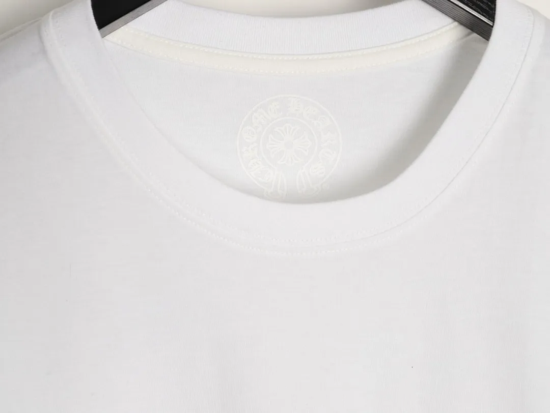 CHROME HEARTS克罗心CH 弧型字母印花短袖T恤