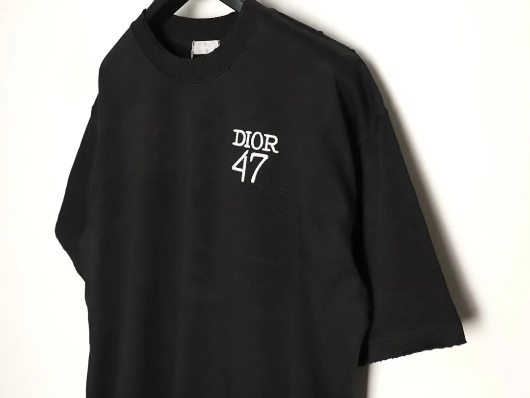 DIOR 迪奥 47字母后背条纹短袖