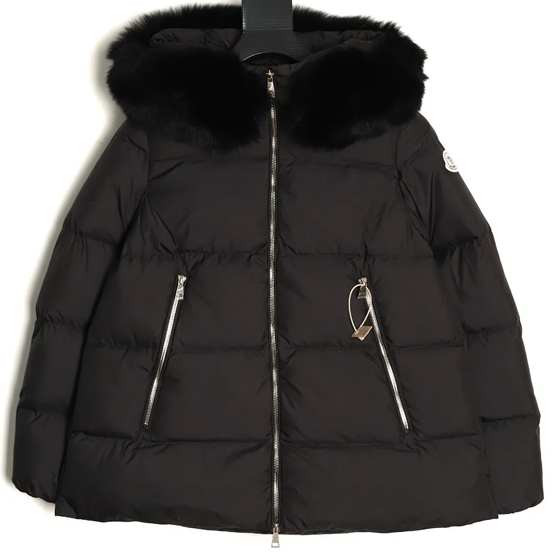 Moncler 蒙口 FW25 Laichefur纯色连帽短款羽绒服夹克外套