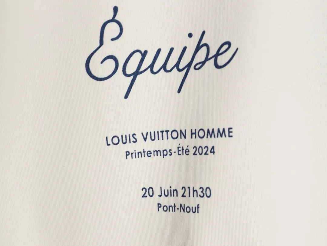 Louis Vuitton/路易威登 菲董首秀限定印花短袖T恤