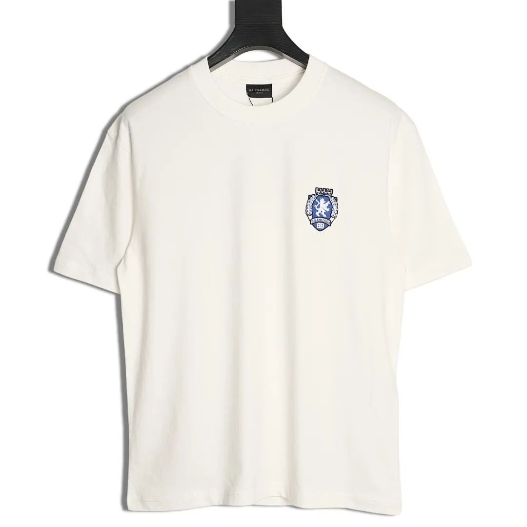 BALENCIAGA巴黎世家BLCG 曼联绣花短袖T恤