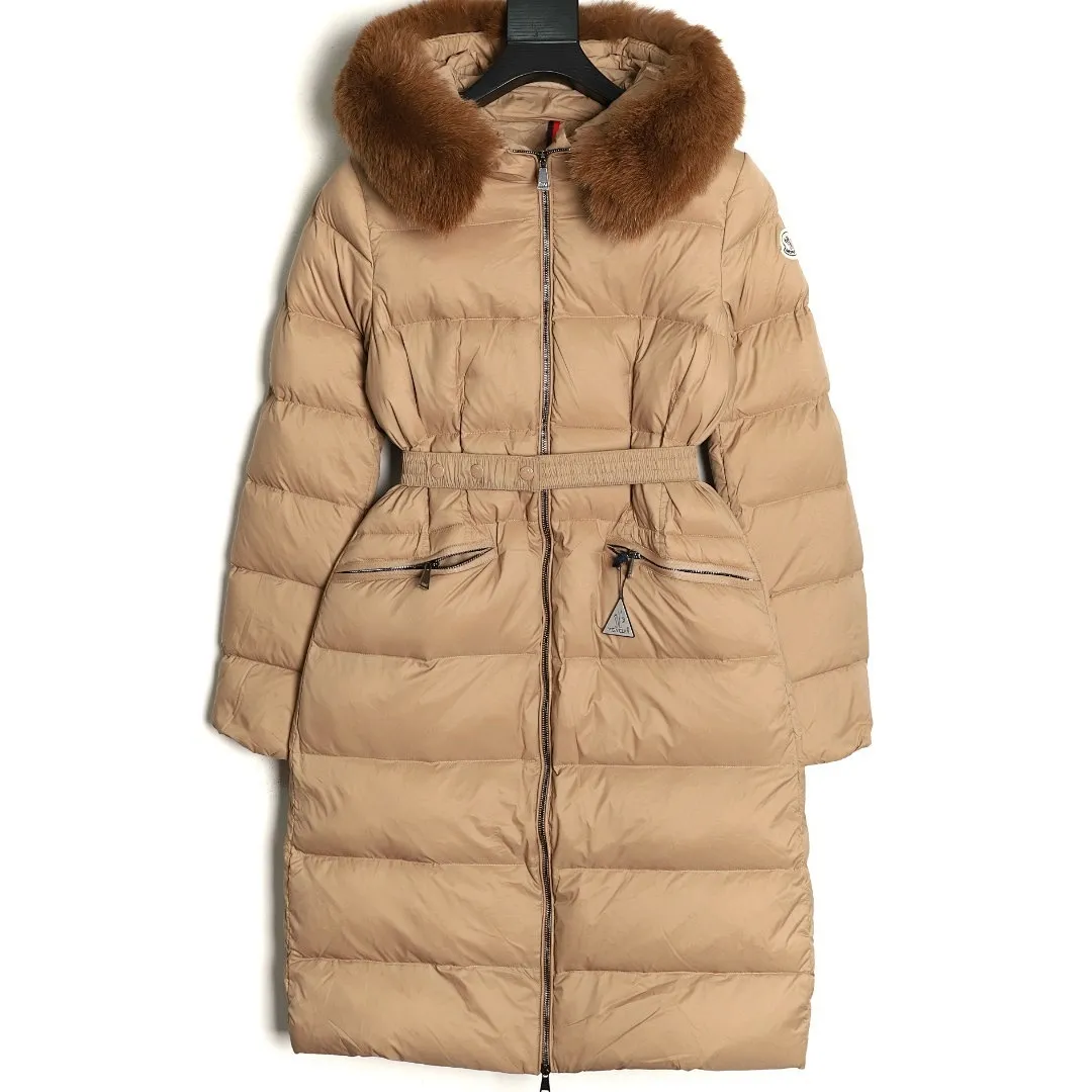 MONCLER 蒙口 HERMIFUR系列中长女款羽绒服