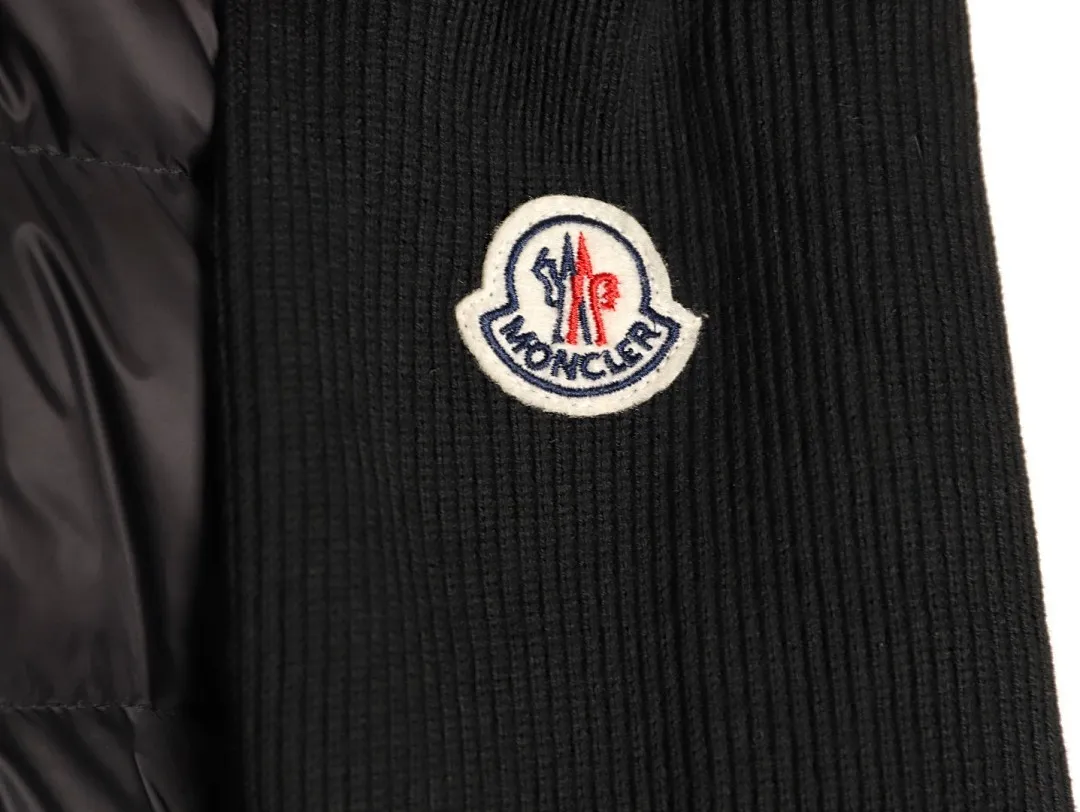 Moncler 蒙口 24s新款袖子拼接针织连帽轻薄羽绒服外套 秋冬新款羽绒拼接夹克