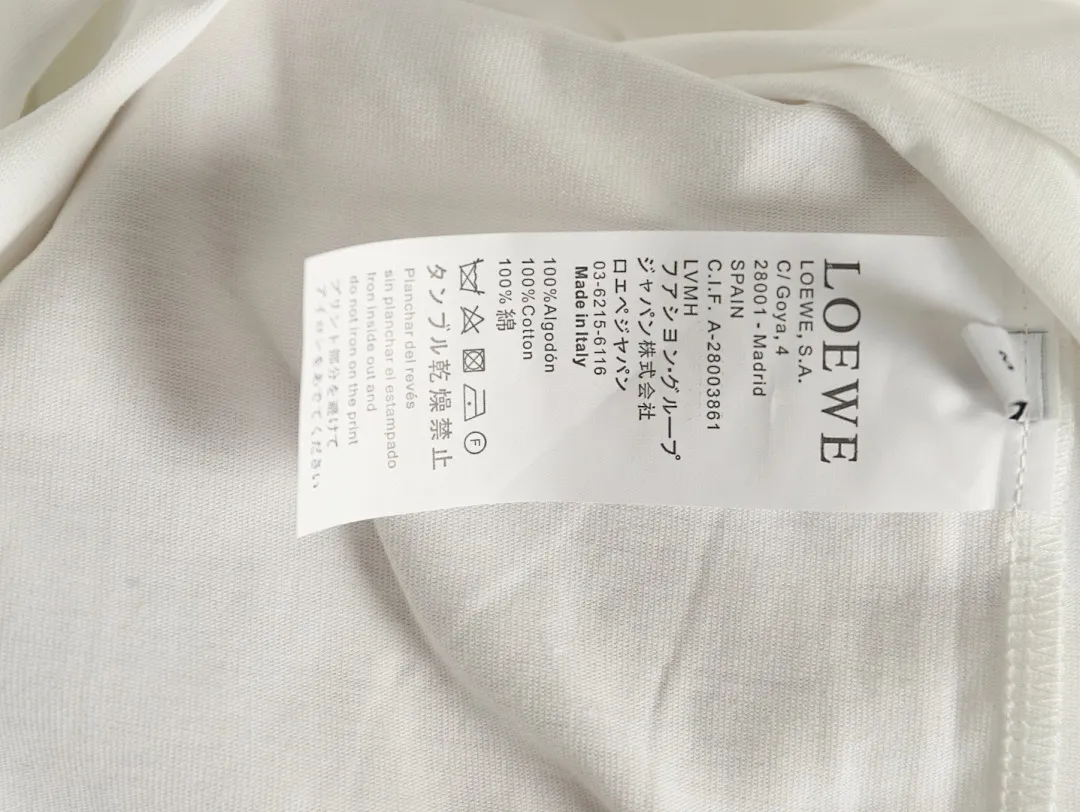 Loewe 罗意威 经典款 假口袋刺绣短袖