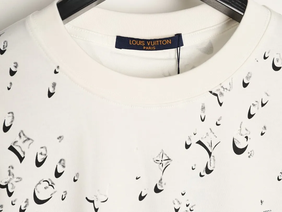 Louis Vuitton 水滴泼墨logo短袖T恤