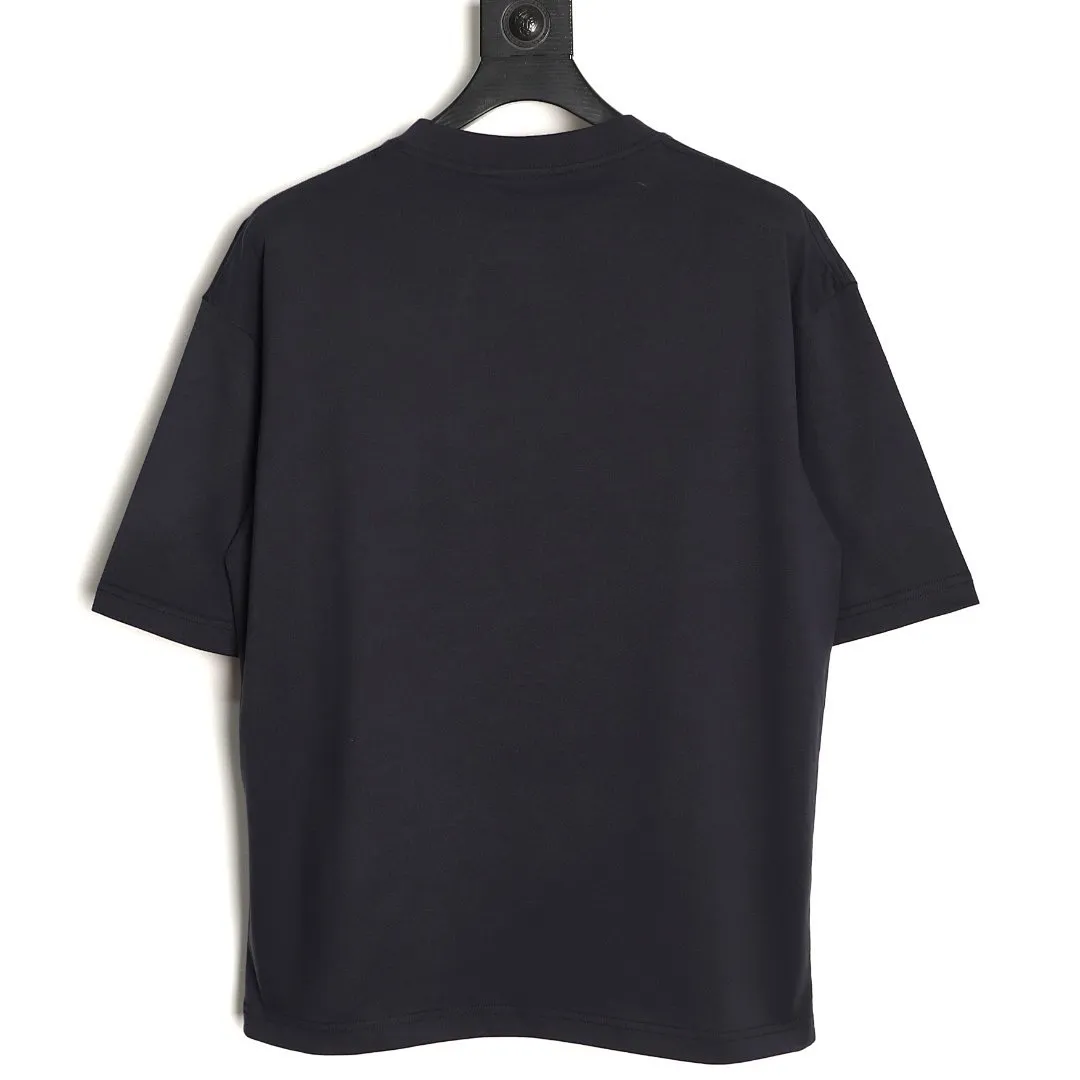 BALENCIAGA巴黎世家BLCG 3M重叠字母印花短袖T恤