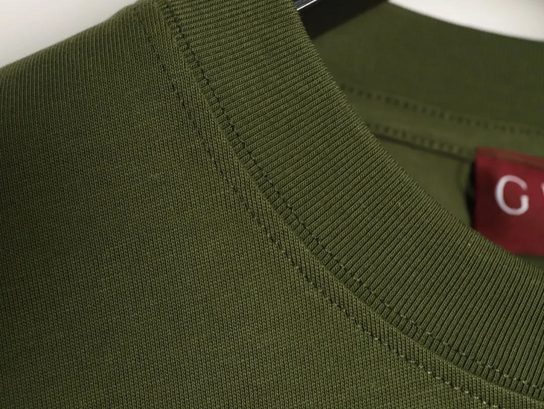 Gucci/古驰 26SS 胸前双G刺绣字母短袖T恤