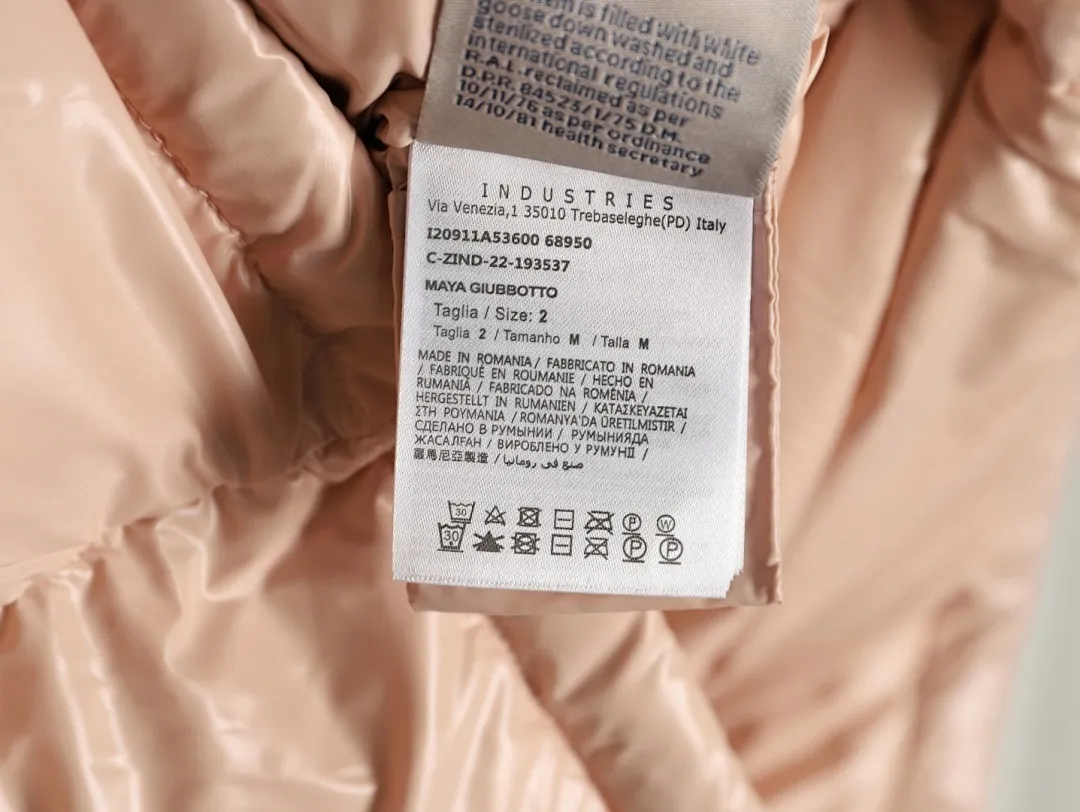 Moncler 蒙口 MAYA玛雅/陈奕迅同款/短款羽绒服