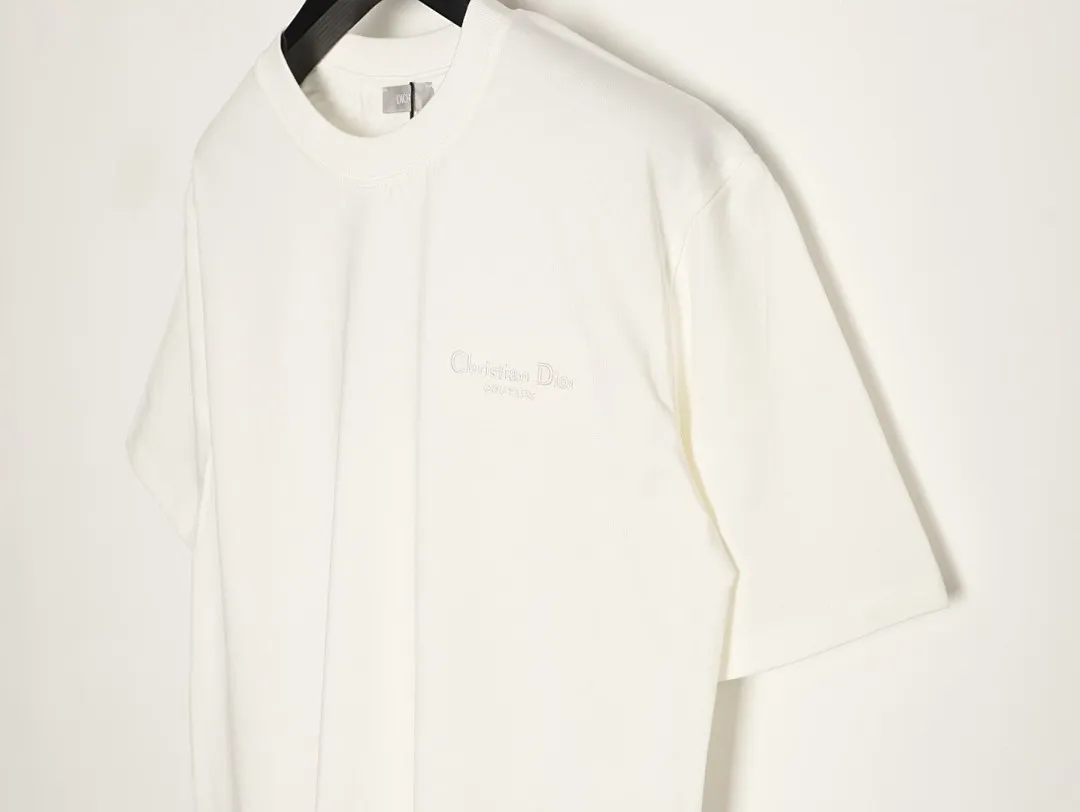 Dior/迪奥 经典刺绣签名字母短袖T恤