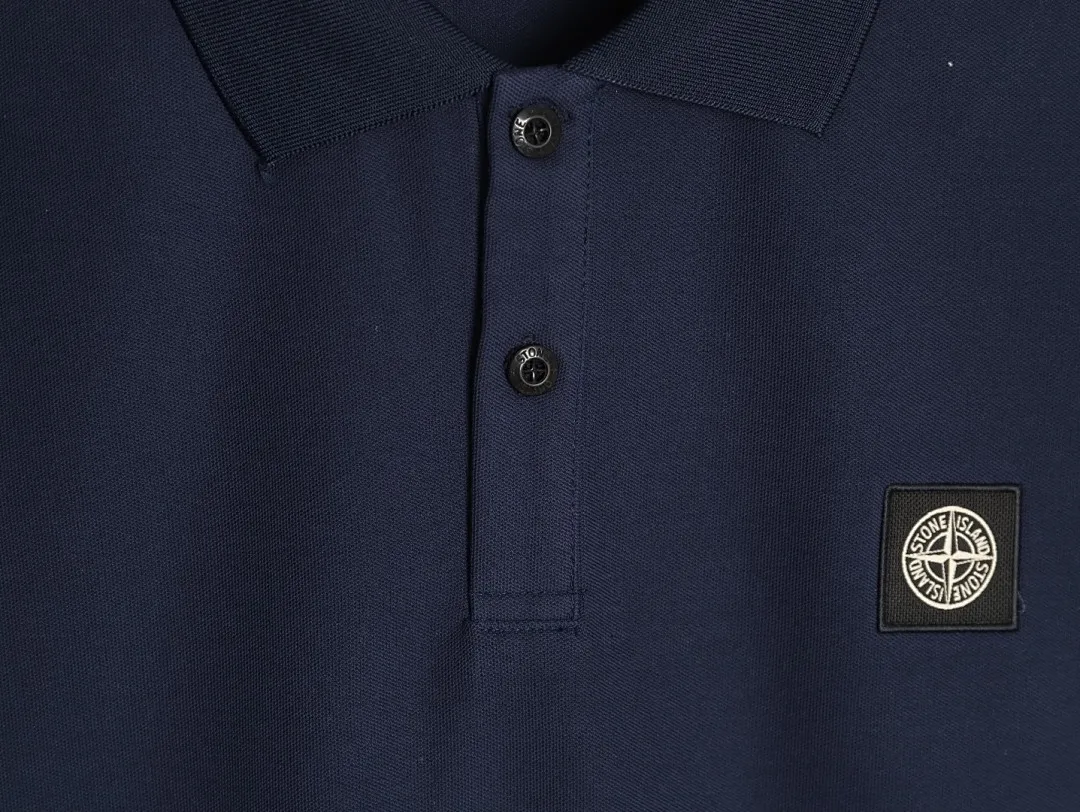 STONE ISLAND石头岛25FF 针织经典polo衫