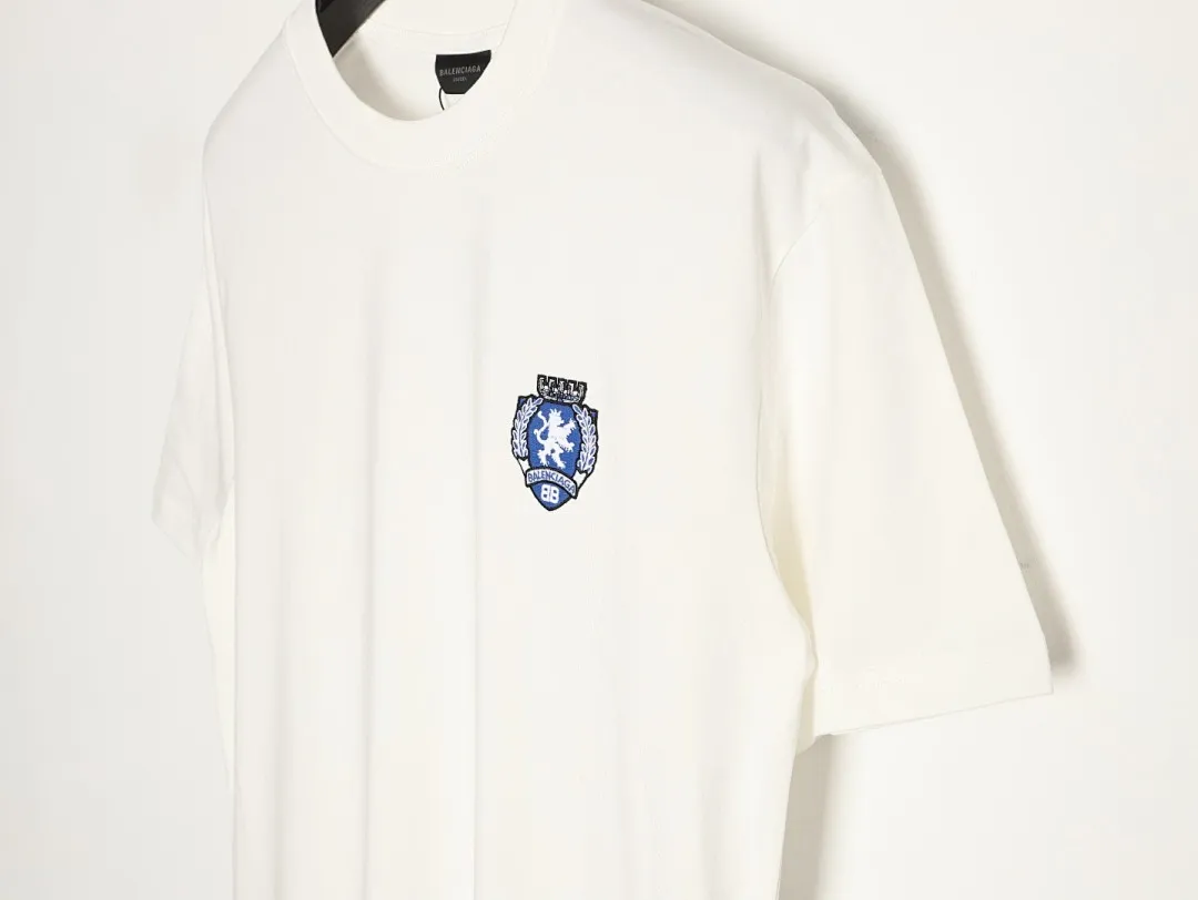 BALENCIAGA巴黎世家BLCG 曼联绣花短袖T恤