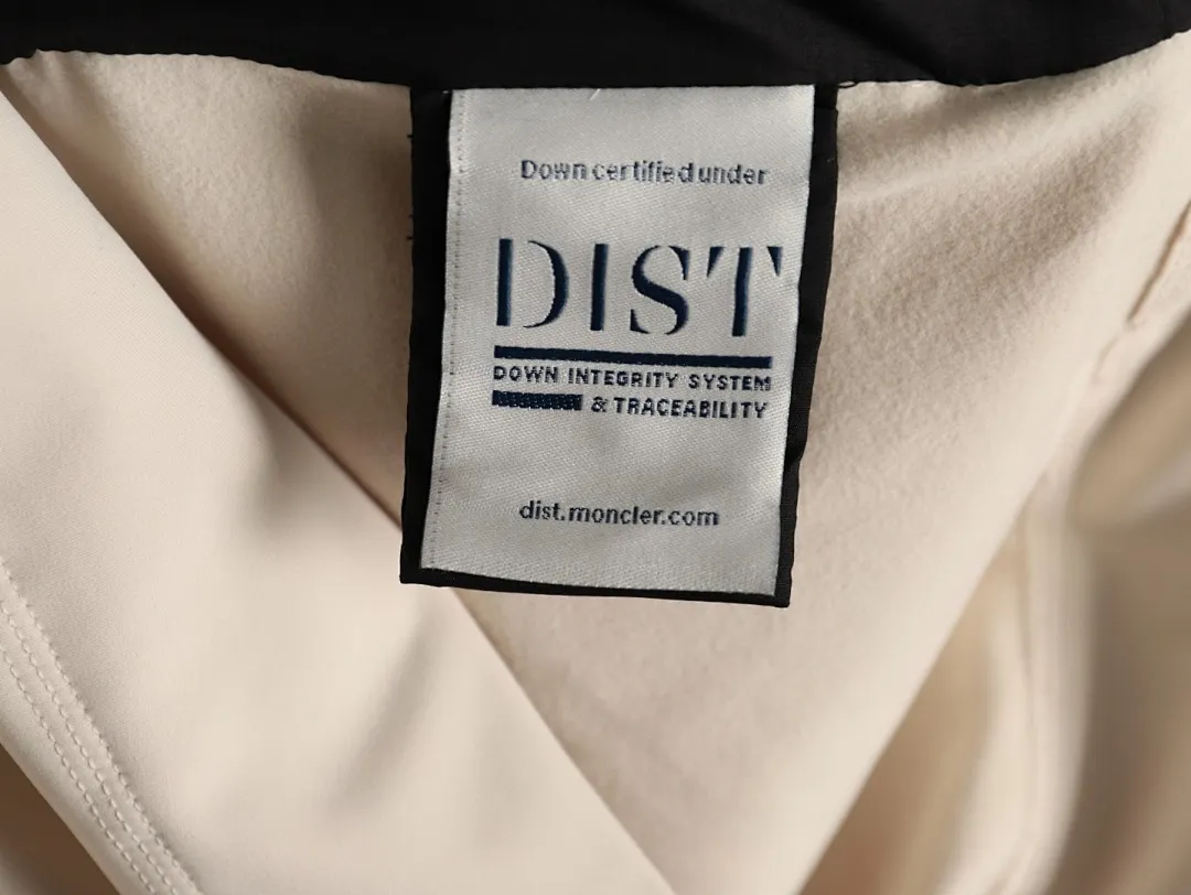 MONCLER X RICK OWENS 联名款 拼接袖连帽羽绒服