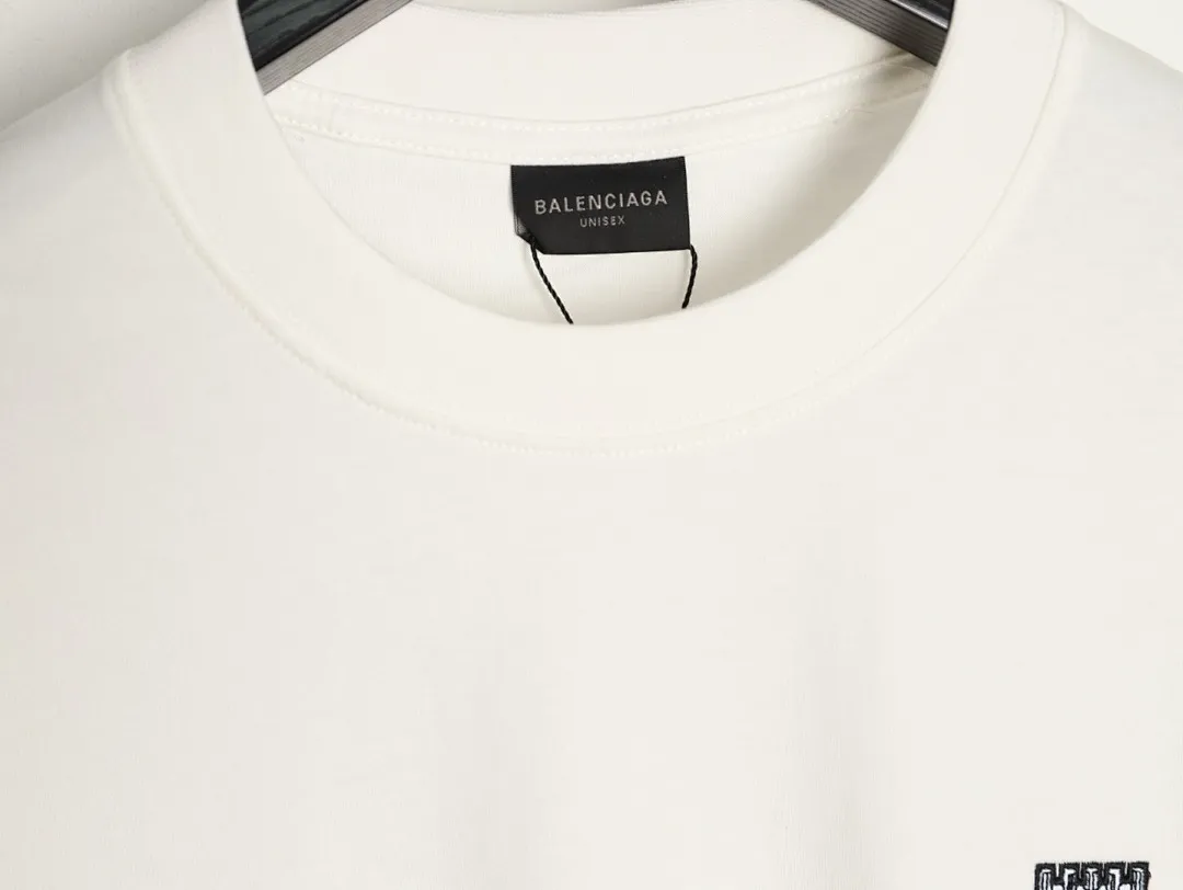 BALENCIAGA巴黎世家BLCG 曼联绣花短袖T恤