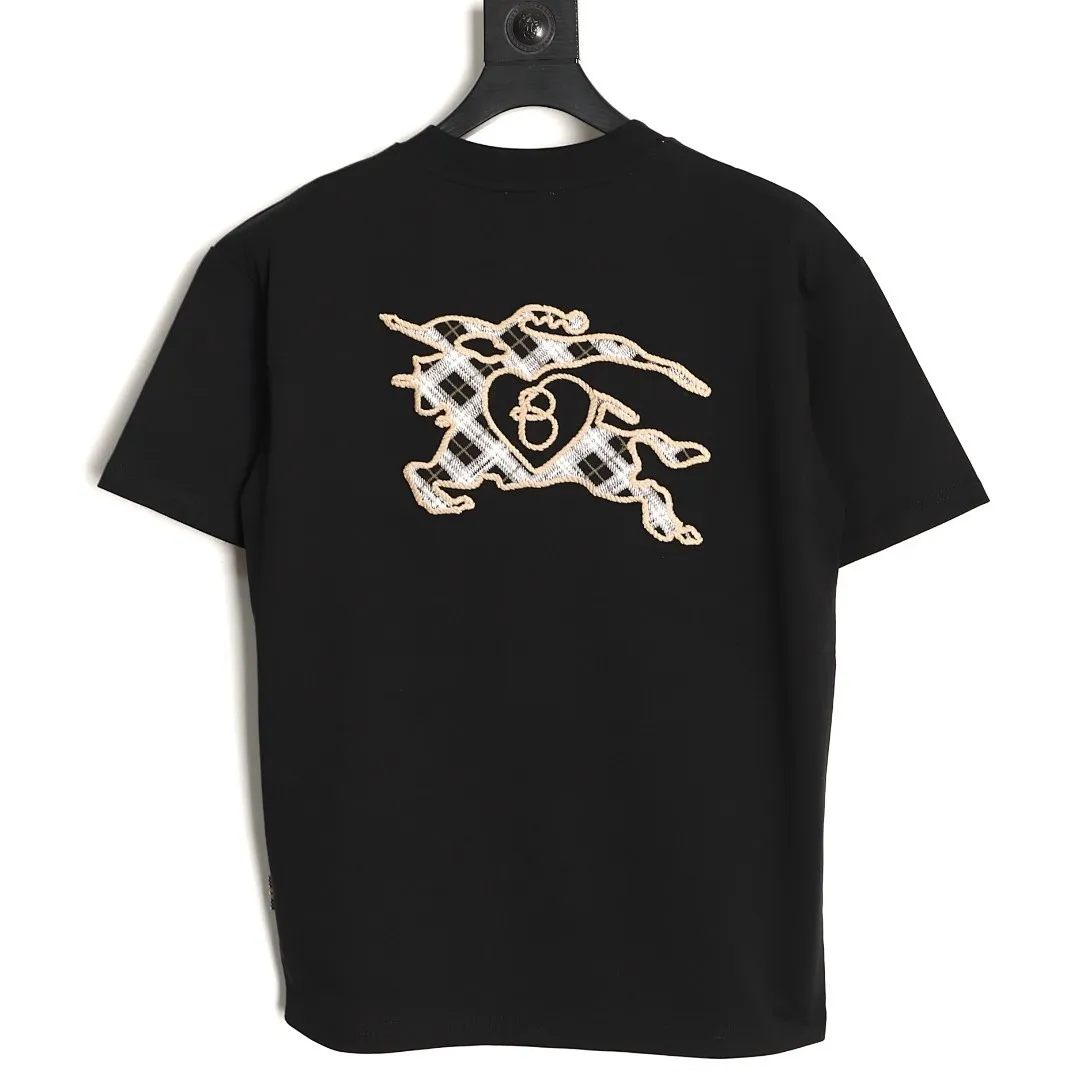 Burberry/巴宝莉 25ss 签名字母爱心战马刺绣短袖