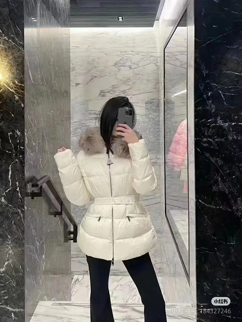 MONCLER 蒙口 HERMIFUR系列短款女款羽绒服