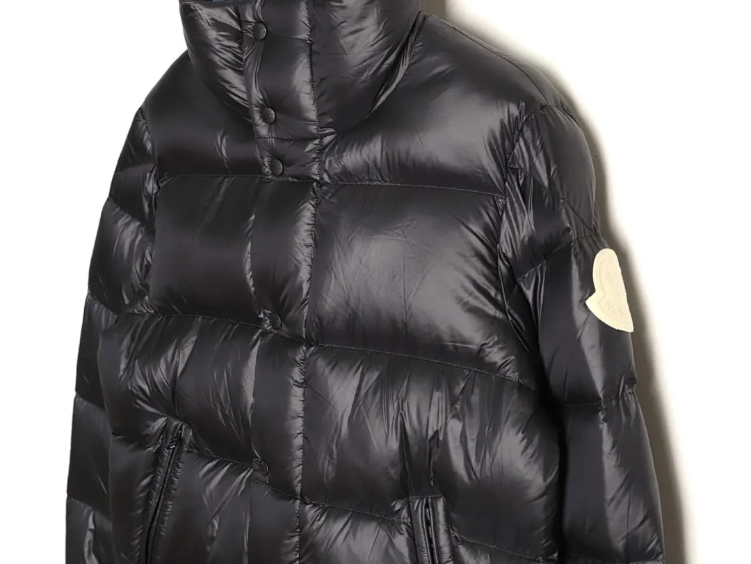 Moncler/蒙口24ss限定配色黄标拼接立领羽绒服