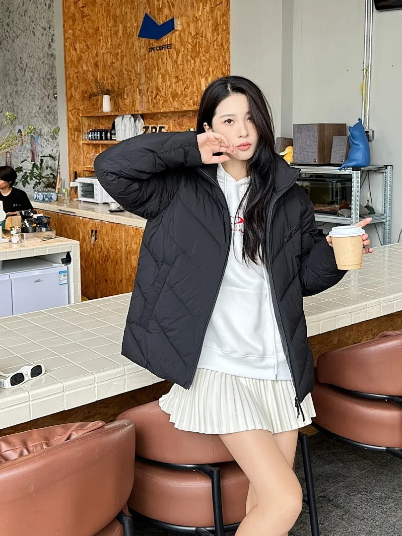 Moncler/蒙口 25Fw新款不规则立领羽绒服外套