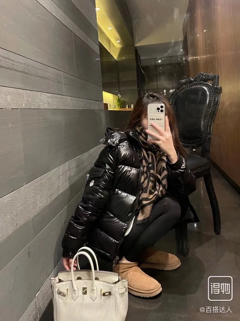 Moncler 蒙口 MAYA玛雅/陈奕迅同款/短款羽绒服