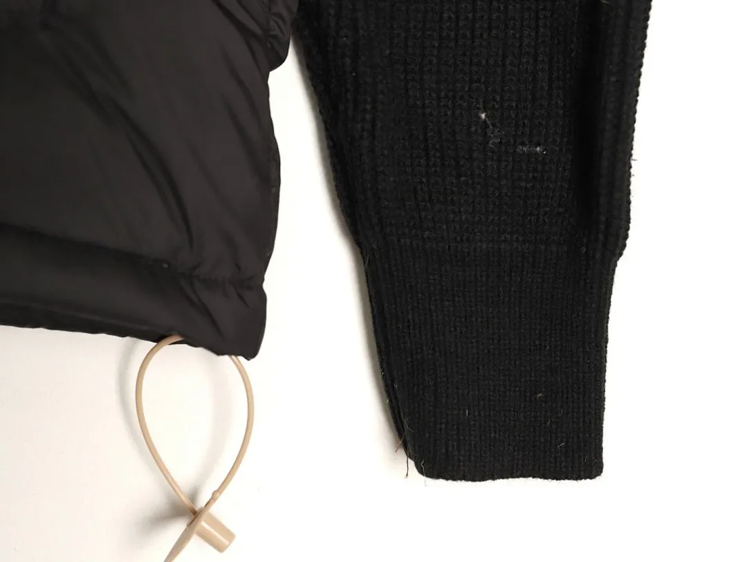 Moncler 蒙口 24s新款袖子拼接针织立领轻薄羽绒服外套