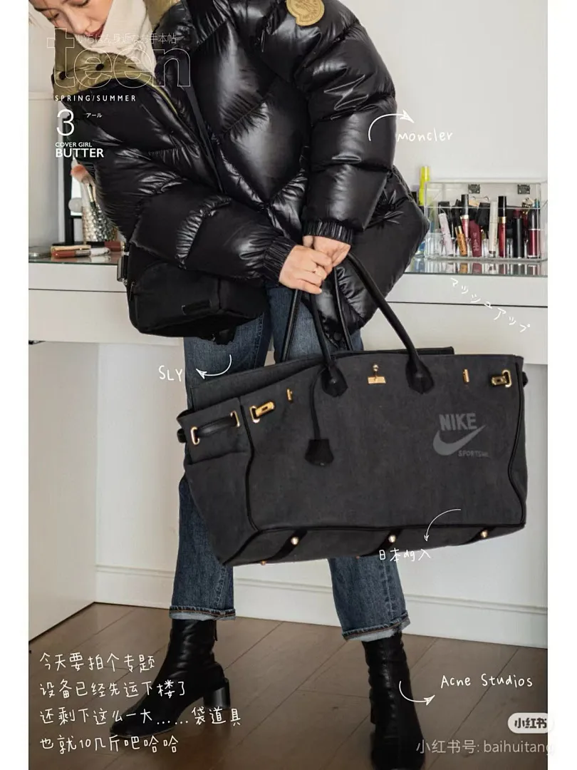 Moncler/蒙口24ss限定配色黄标拼接立领羽绒服