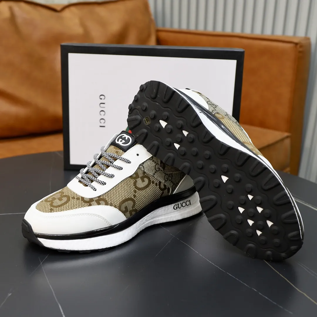 出厂价:229💰🙅♂️🙅♂️🙅♂️ 品牌:古奇GUCCI 标准码:38-44(45定制) 等级:官网同款 材料:原版皮料 舒适透气内里 轻便柔软耐磨大底 款式类别:男士时尚休闲鞋 跑步 运动鞋 尊贵奢侈品大牌元素 顶级奢华 颜色:实物图片色