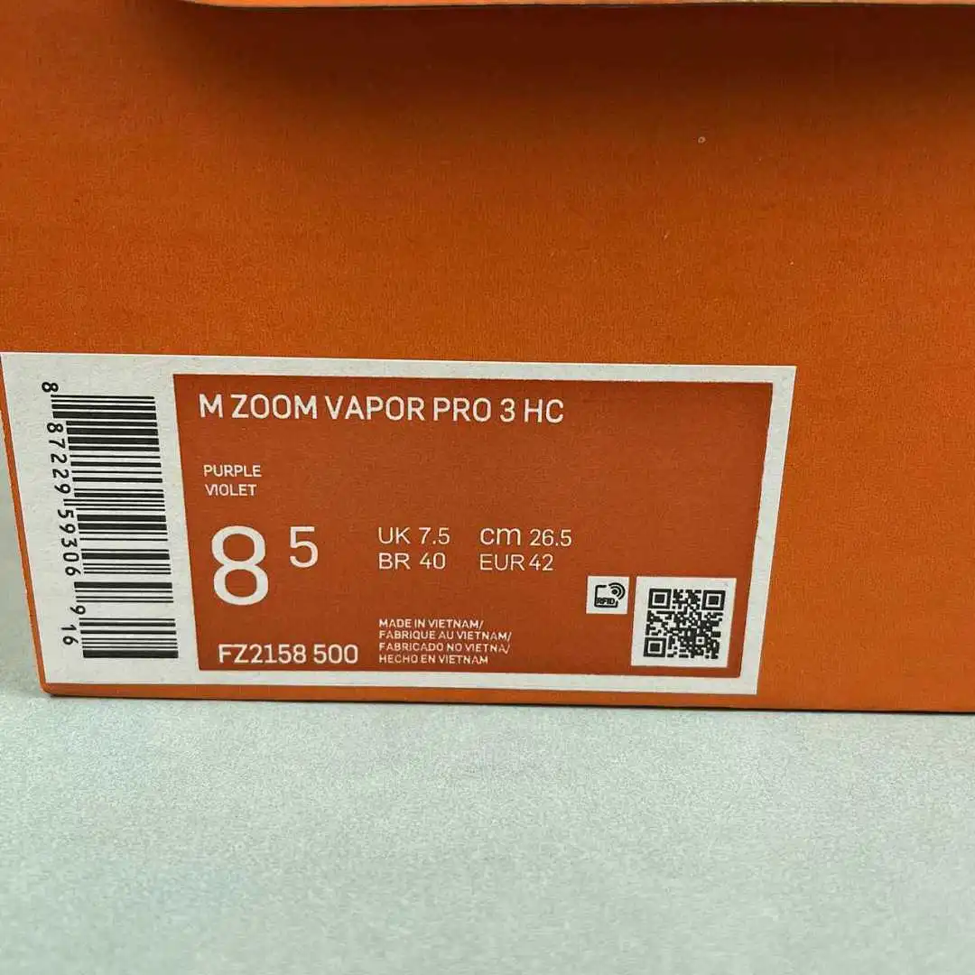 💰US$33 Nike ZOOM VAPOR PRO 3 HC FZ2158-500 Size 36-47.5