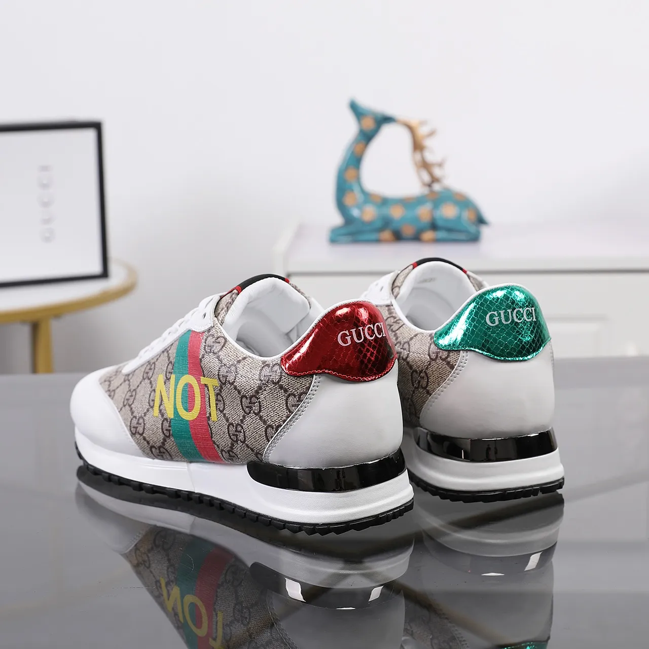 热爆款 真材实料 高端货 🔥🔥🔥批210《 古奇GUCCI》 新款官网&bull;同款【高&bull;版本】最新&bull;爆款休闲鞋，顶端品牌[勾引]奢侈～代购，顶级～质量。专柜同卖产品[强]面料原版采用3D打印技术➕ 舒适的羊皮内里 ，38-45