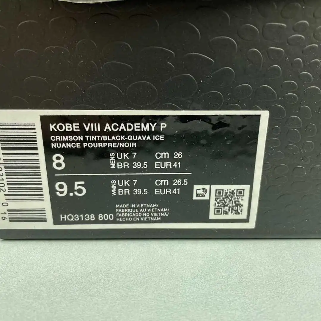 💰US$51 Nike Kobe HQ3138-800 Size 39 40 40.5 41 42 42.5 43 44 44.5 45 46 47.5