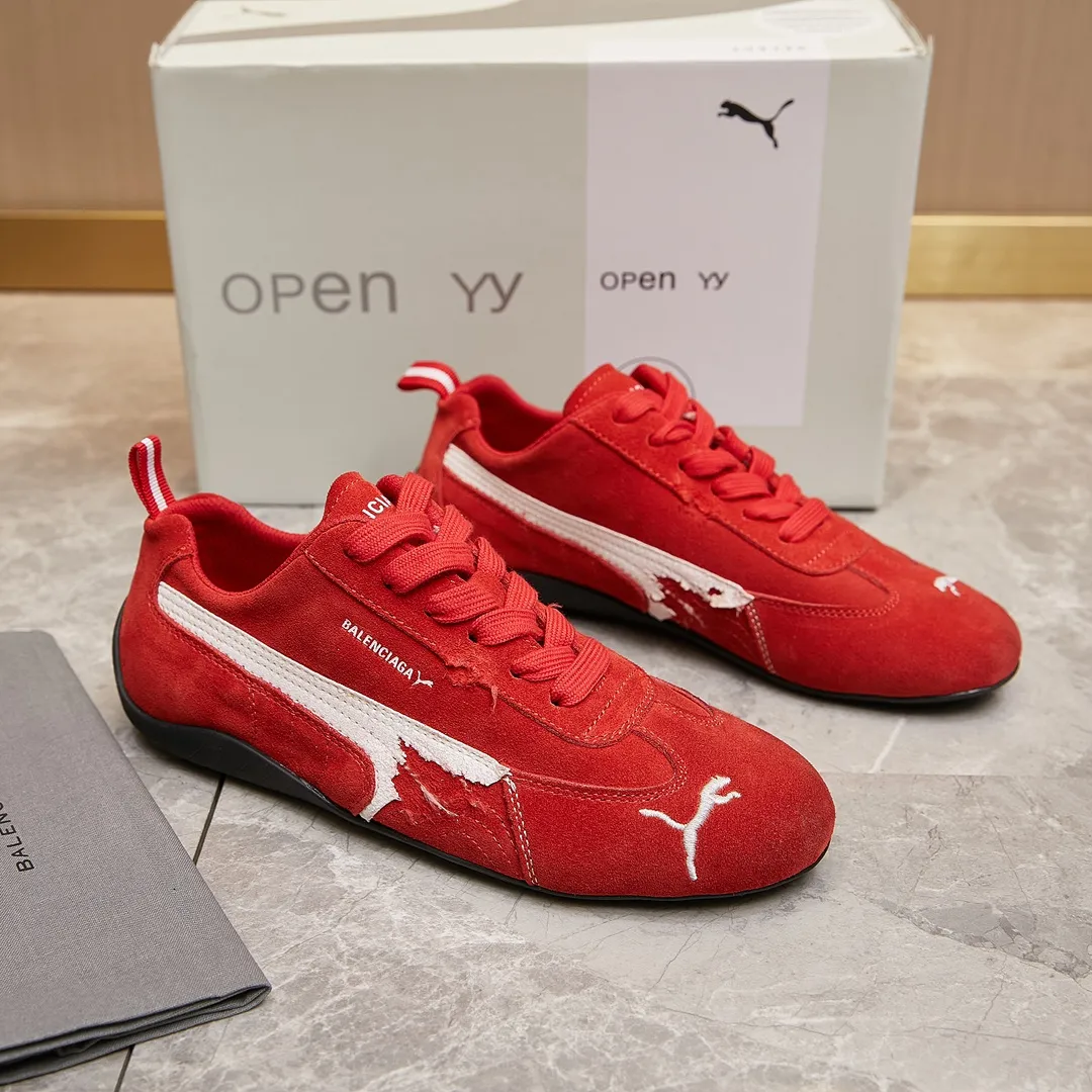 p240 巴黎世家联名彪马 / Balenciaga and Puma 巴黎世家彪马联名德训薄底运动鞋 35-45