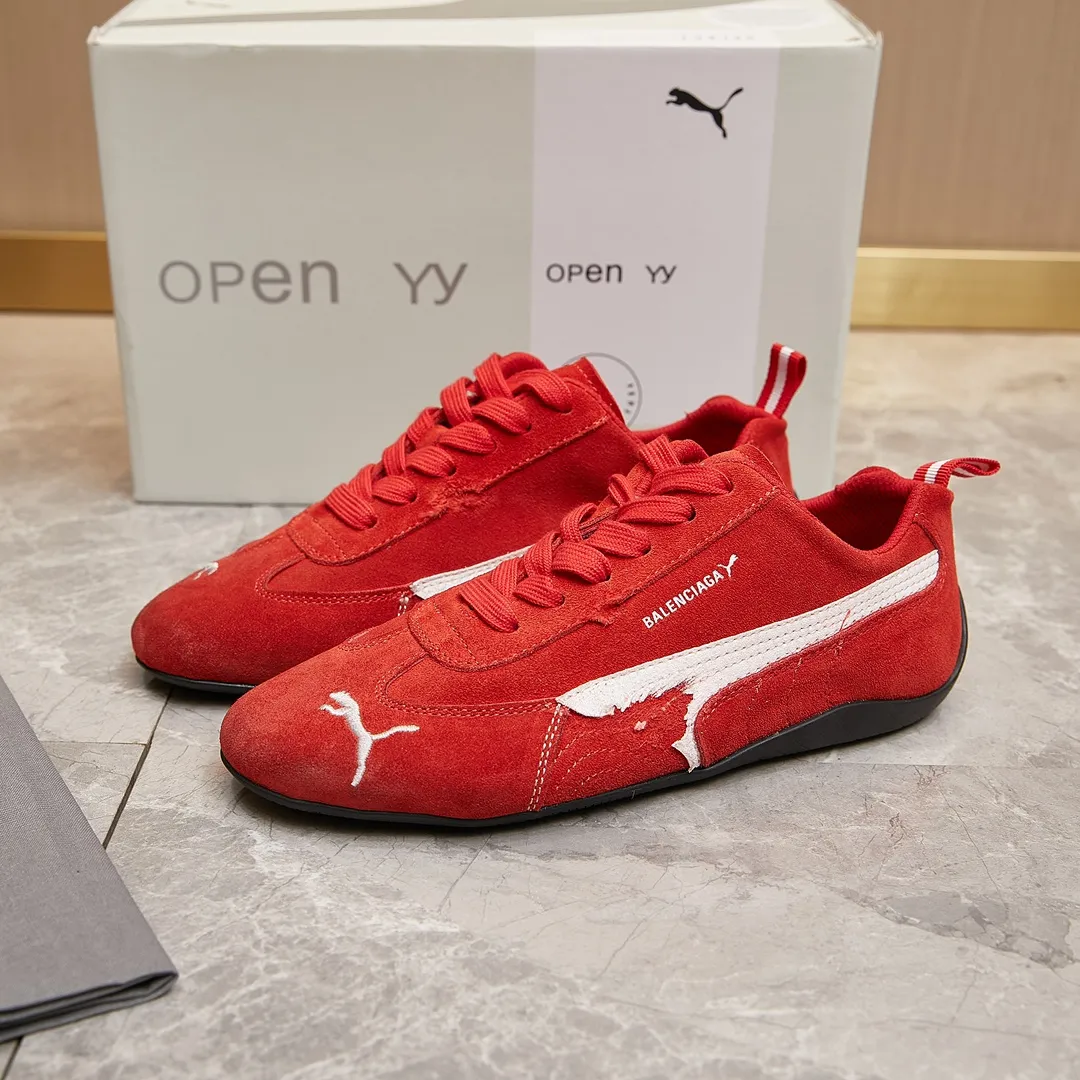 p240 巴黎世家联名彪马 / Balenciaga and Puma 巴黎世家彪马联名德训薄底运动鞋 35-45