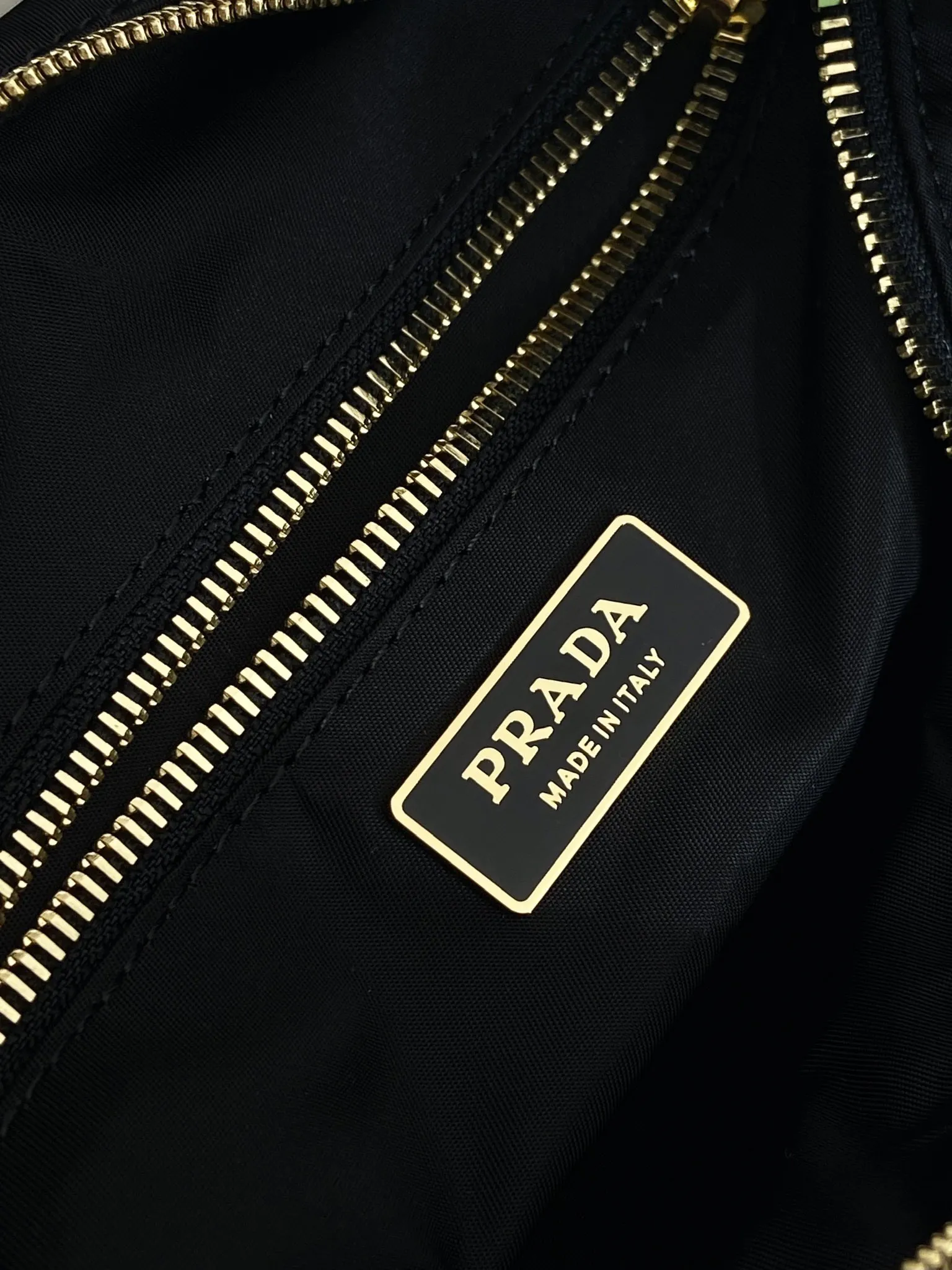 Prada 1:1 premium nylon hobo bag in black with triangle logo and detachable multi-way straps - xiashuluxe