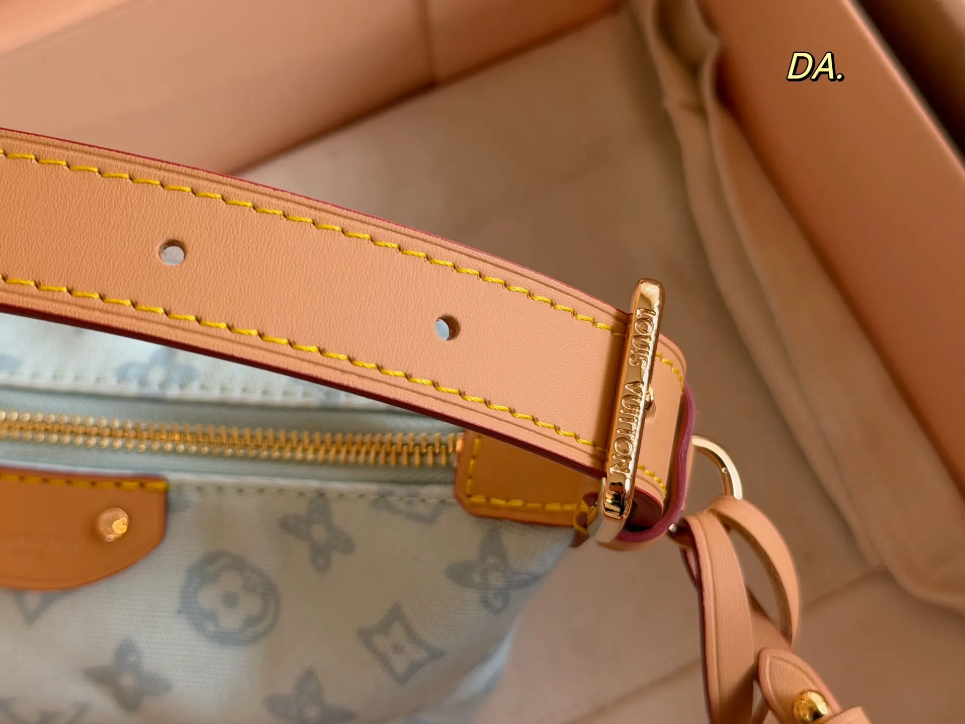 LV 1:1 premium Nano Diane bags in pastel pink, mint green, baby blue, and cream Monogram Empreinte leather with boutique packaging - xiashuluxe