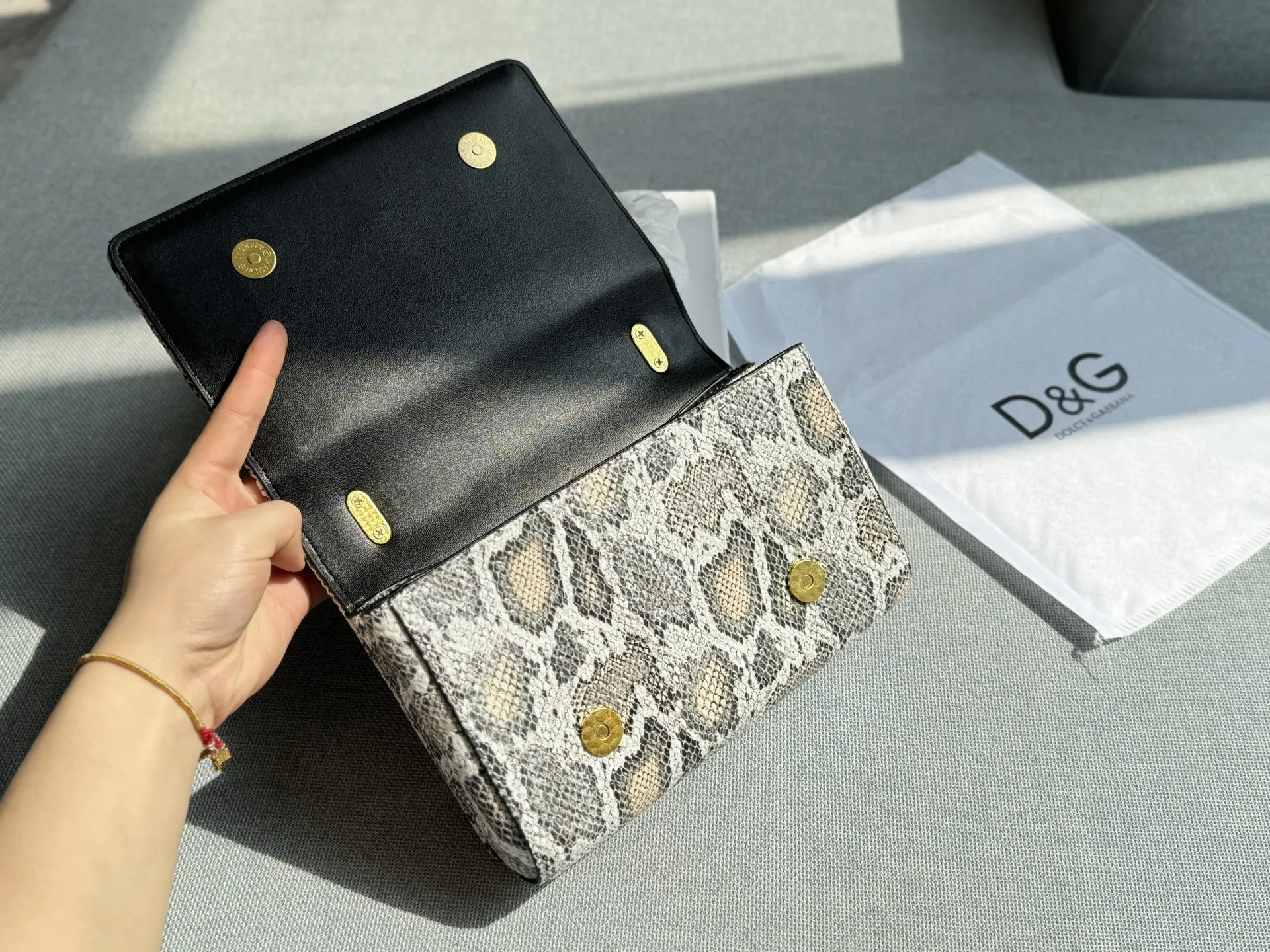 D&G Baroque Style Shoulder Bag Tax-Inclusive Shipping Europe