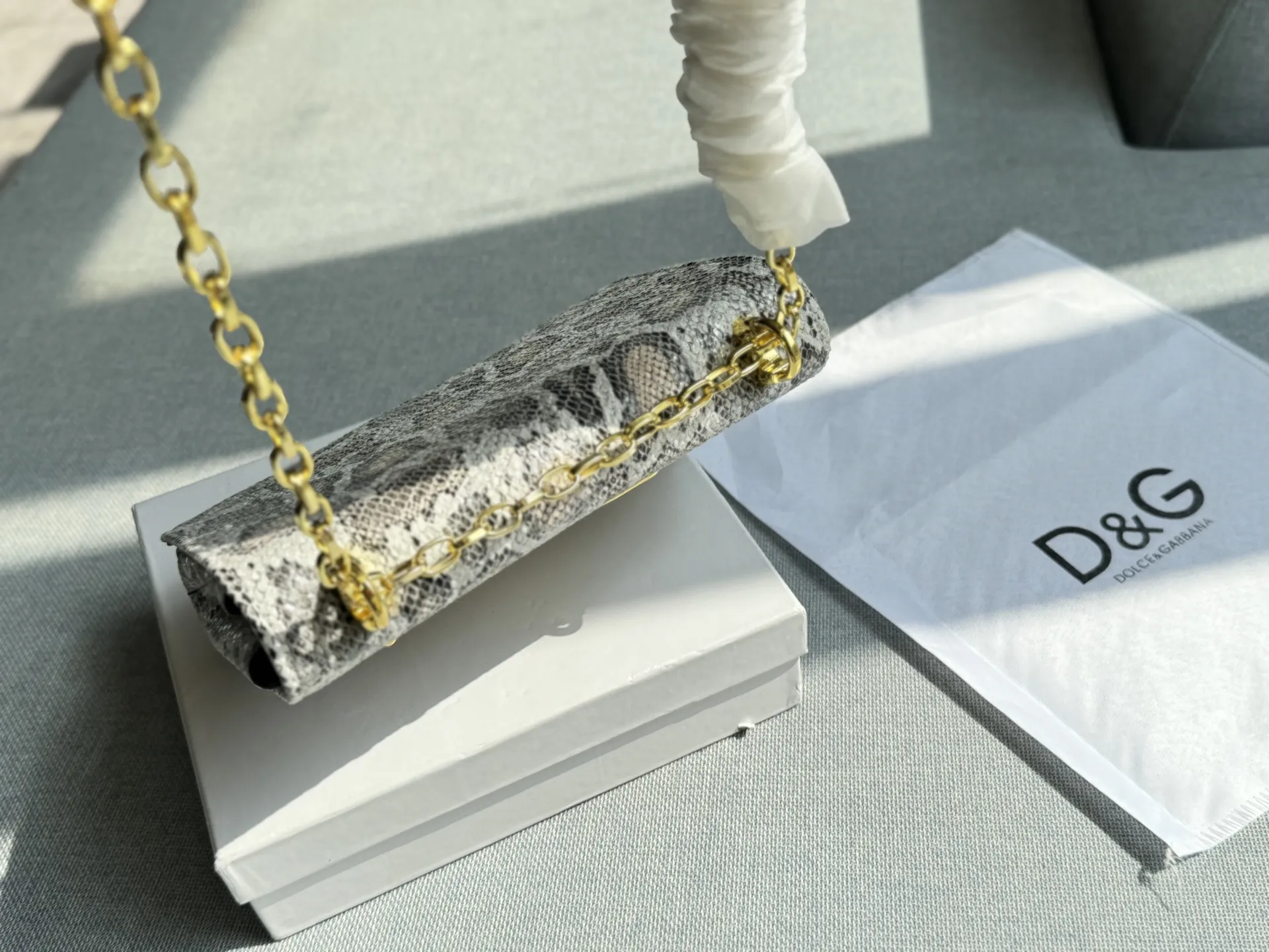 Elite Designer Snakeskin Bag D&G 1:1 Quality UK Delivery