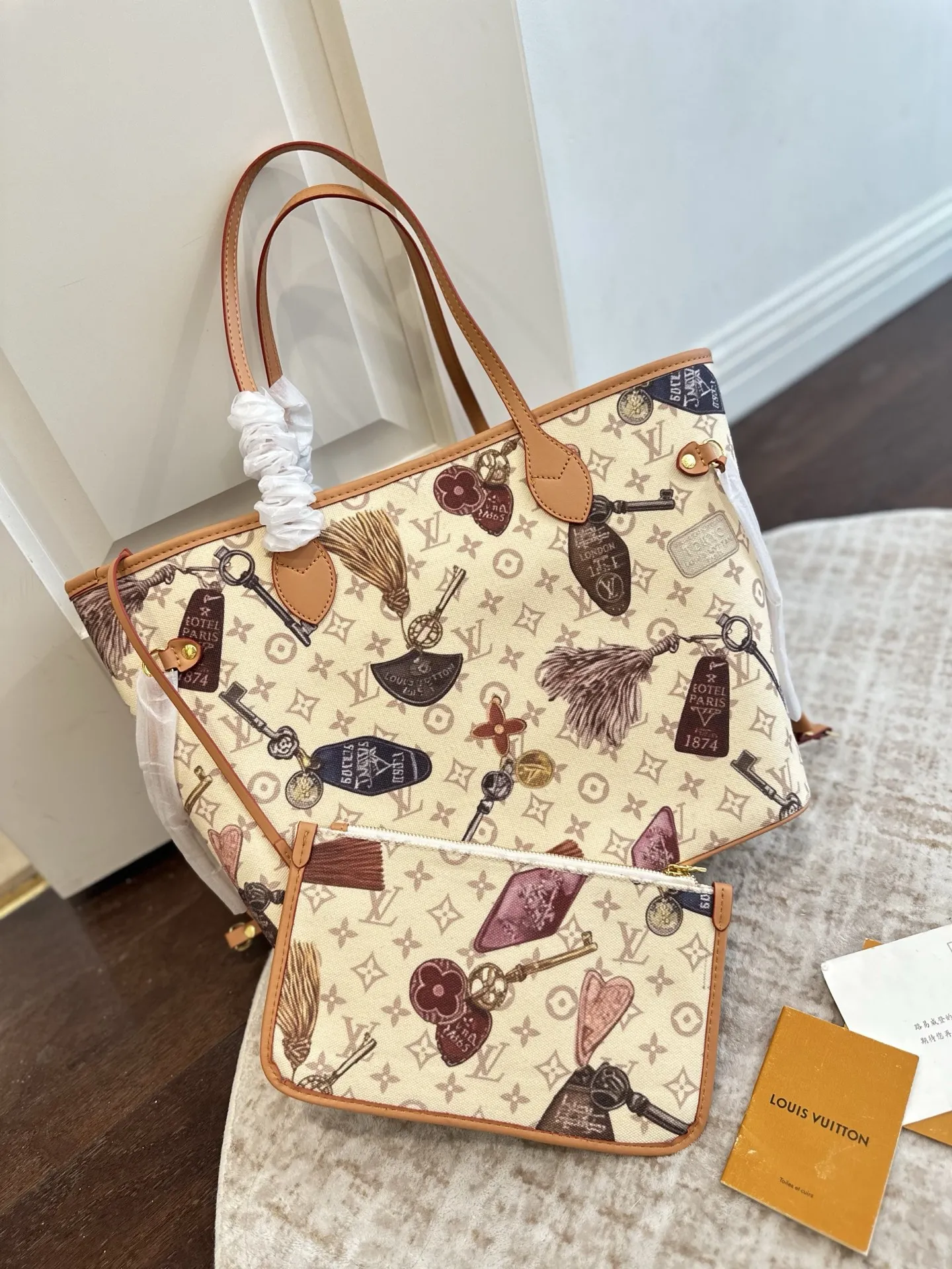 Premium LV Neverfull MM Flight Collection 1:1 Quality UK