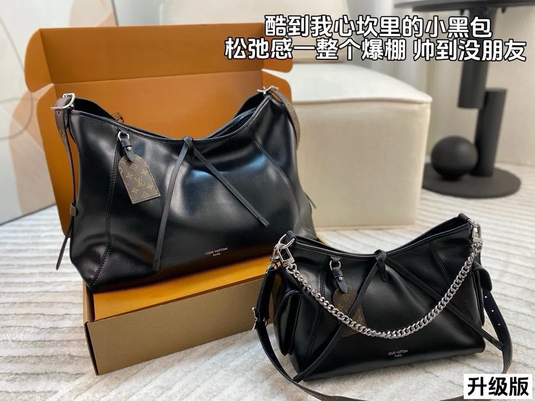 LV CarryAll Dark Black Monogram Strap 1:1 Quality UK
