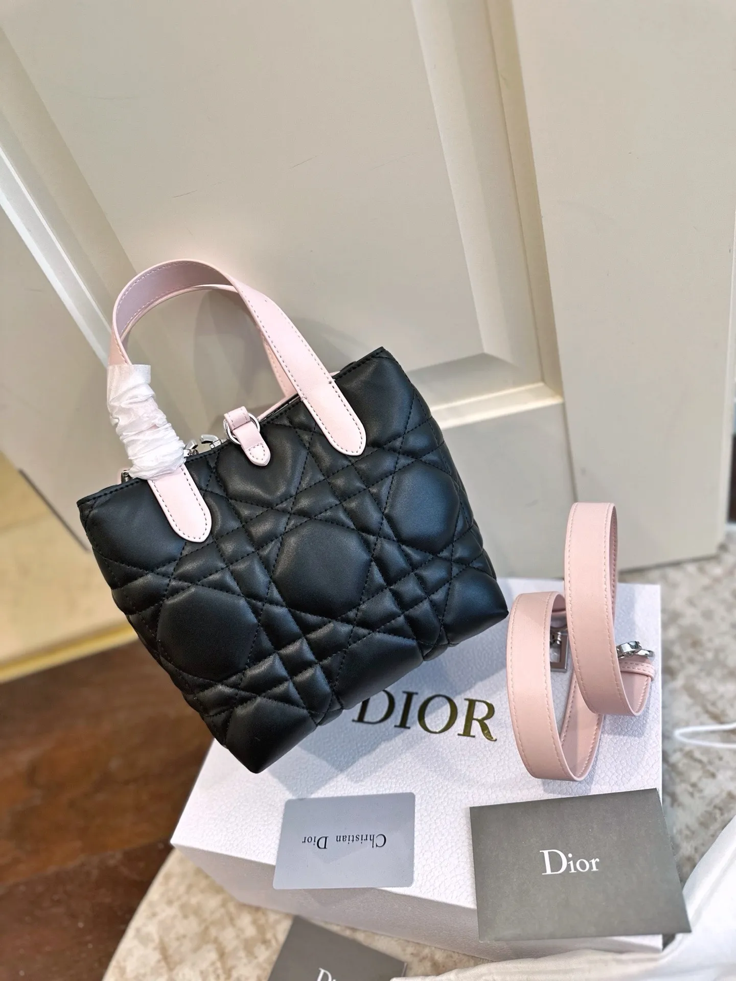 Designer Dior Toujours Vertical Calfskin Bag - xiashuluxe